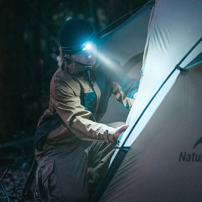 Фонарь налобный Naturehike CNK2450ZM015, песочный  