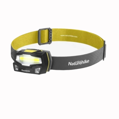 Фонарь налобный COB IPX4 1200mAh Naturehike NH18T002-B silver