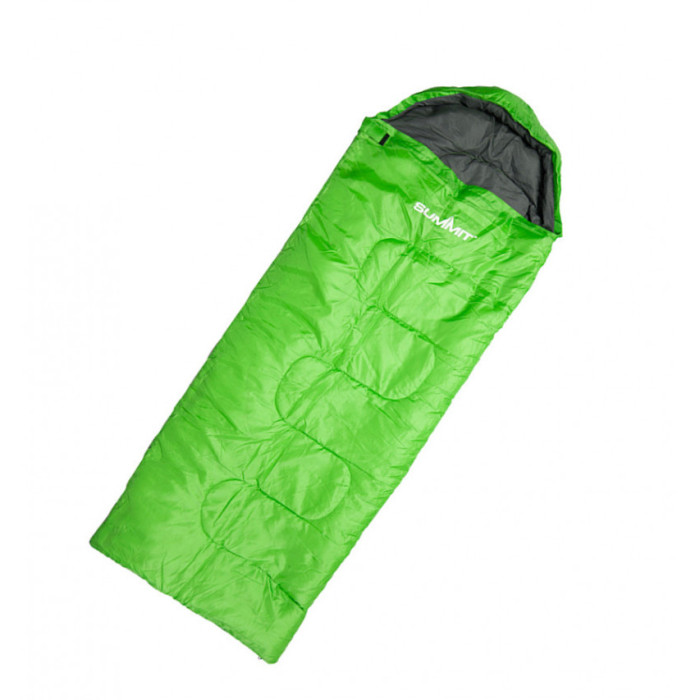 Спальный мешок дет. Summit Junior Cowl Lite Sleeping Bag зеленый  