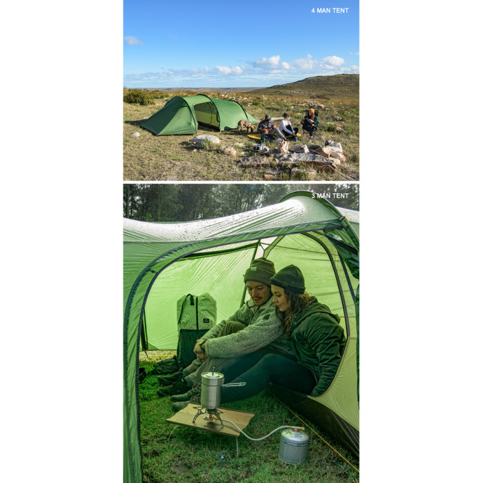 Палатка трехместная Naturehike Opalus, UL, NH17L001-L, светло-зеленая  