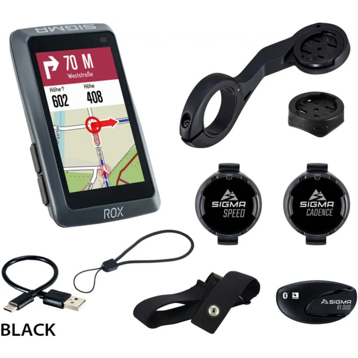 Велокомпьютер Sigma Sport ROX 12.1 EVO Sensor Set Gray  