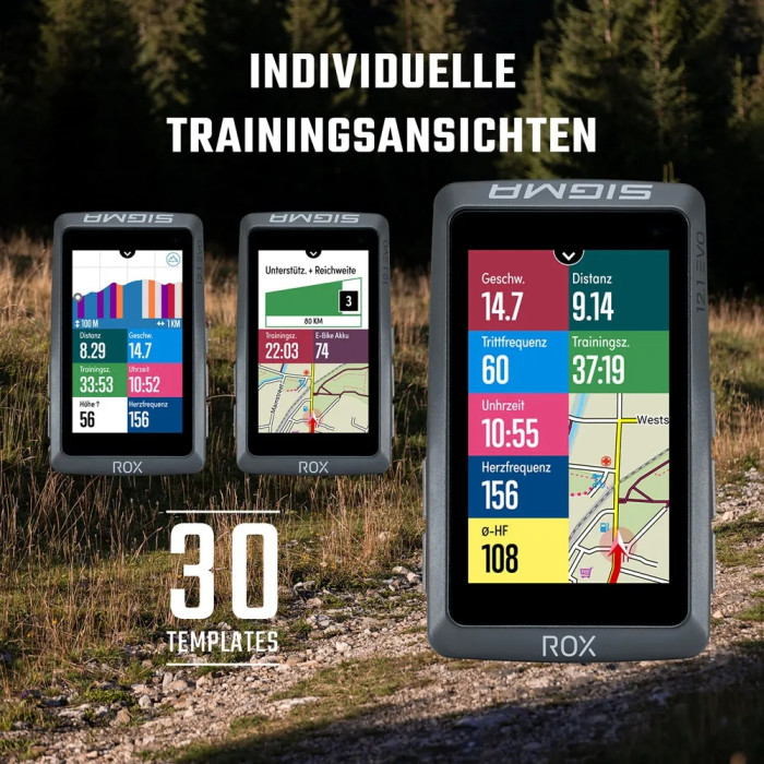 Велокомпьютер Sigma Sport ROX 12.1 EVO Sensor Set Gray  