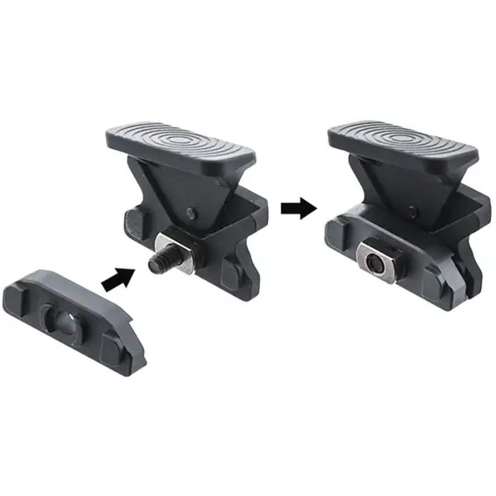 Упор Leapers Angled Mount, M-LOK, Aluminum black  