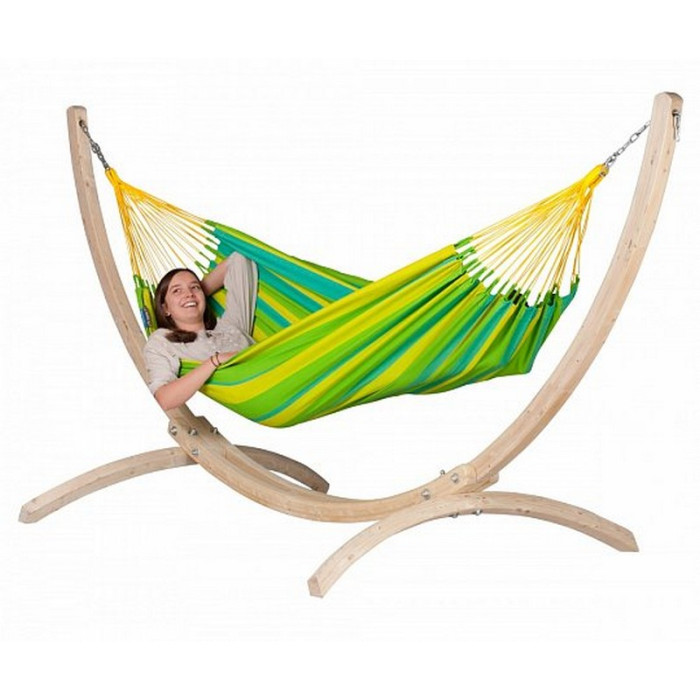 Гамак со стойкой La Siesta SNH144CNS121 lime  