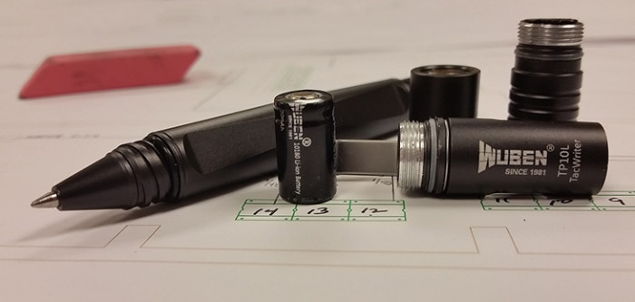 Тактическая ручка Wuben TP10L Army Grey  