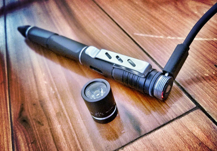 Тактическая ручка Wuben TP10L Army Grey  