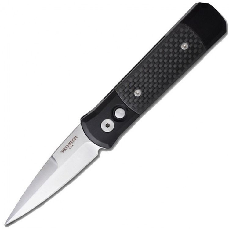 Нож Pro-Tech Godson Satin Aluminium/Carbon 704 
