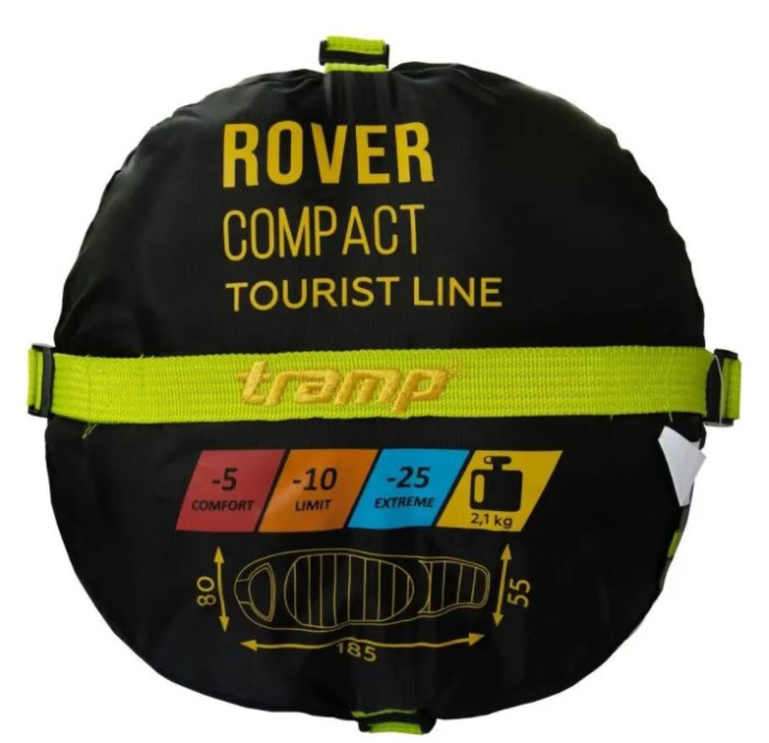 Спальный мешок Tramp Rover Compact кокон правый TRS-050С-R  