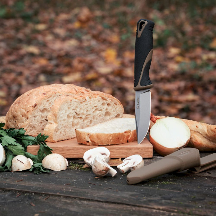 Нож Ganzo G807-DY бежевый с ножнами  