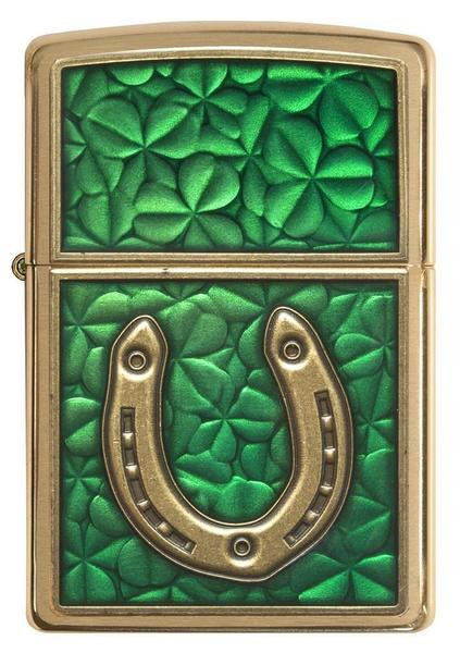 Зажигалка Zippo Horseshoe Clovers 29243  