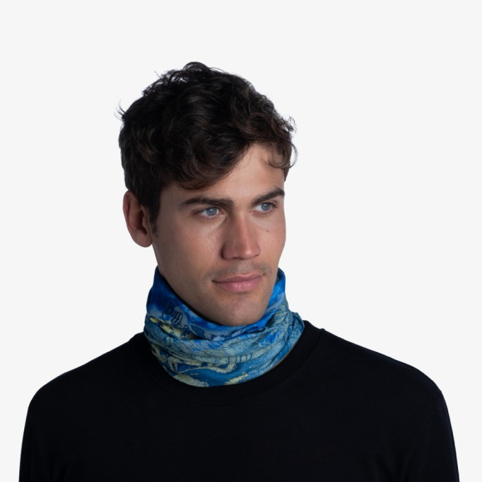 Шарф-труба Buff Coolnet UV+ Realtree Wav3 Blue Yellow  