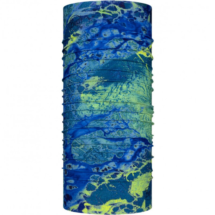Шарф-труба Buff Coolnet UV+ Realtree Wav3 Blue Yellow  