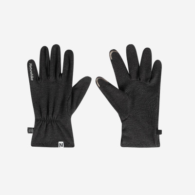 Перчатки ветрозащитные с сенсочувствительными пальцами Naturehike CYY2341KA024, размер XL, черные