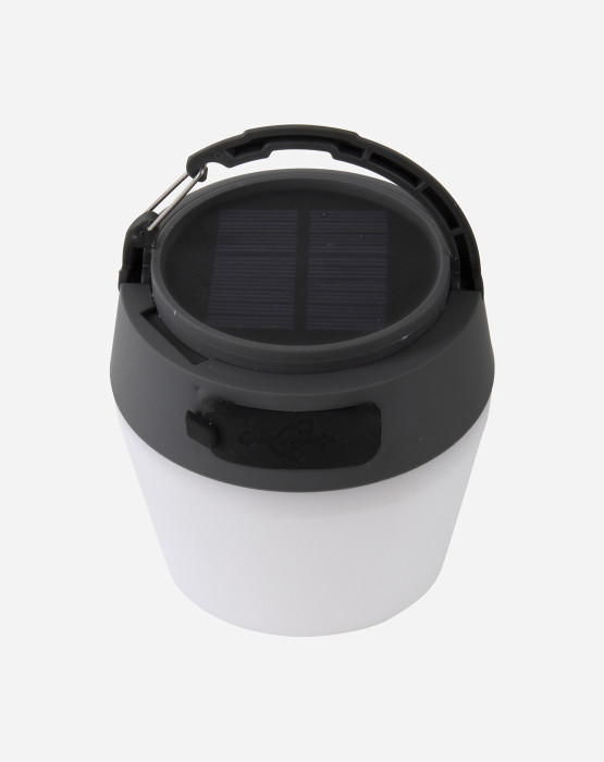 Фонарь кемпинговый Bo-Camp Wega Powerbank Solar 180 люмен, белый/серый/черный (5818735)  