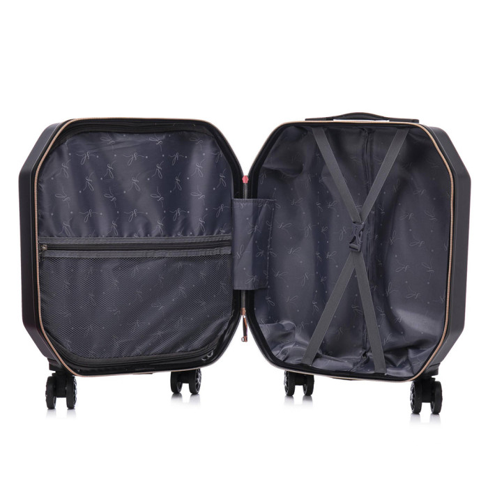 Чемодан Semi Line 20" (S) Black (T5821-3)  