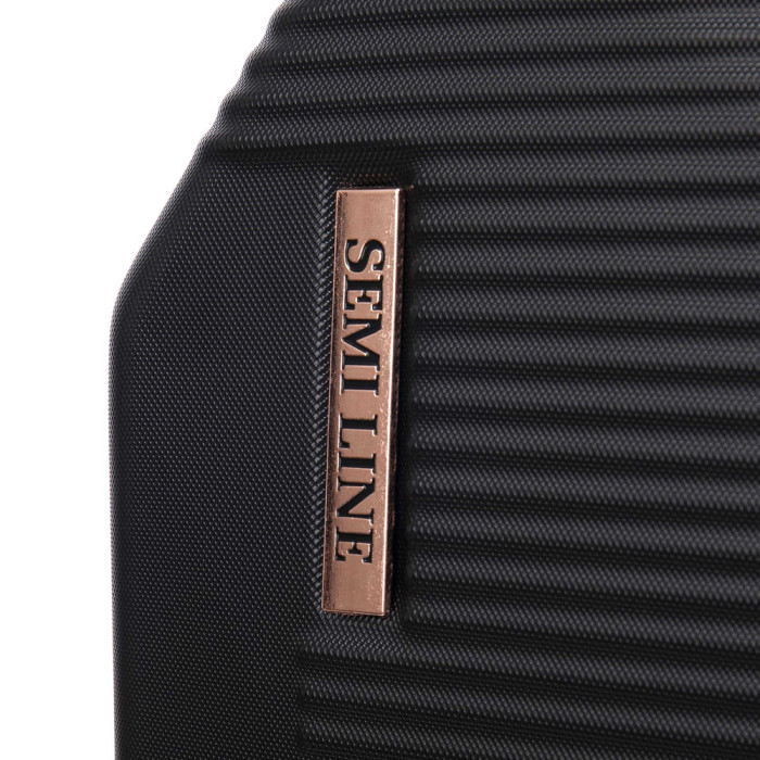 Чемодан Semi Line 20" (S) Black (T5821-3)  