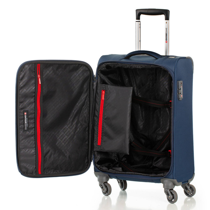 Чемодан Swissbrand Silkeborg (M) Navy (SWB_LLSIL940M)  