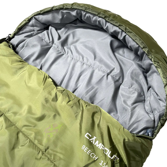 Спальный мешок Campout Beech (4/-1°C), 150 см - Left Zip, Khaki (PNG 248548)  