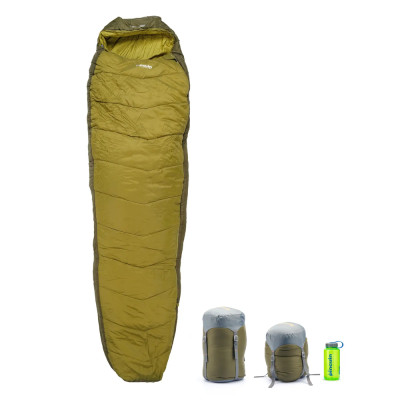 Спальный мешок Pinguin Trekking (1/-5°C), 205 см - Left Zip, Khaki (PNG 238549) 2020
