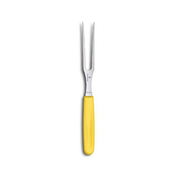 Кухонная вилка Victorinox Carving Flat (желтая)  