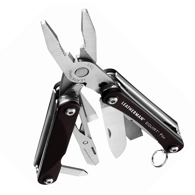 Мультитул Leatherman Squirt PS4, черный  