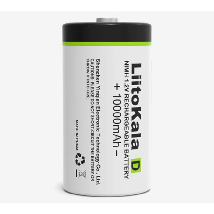 Аккумулятор LiitoKala D на 10000мАч 1.2V  