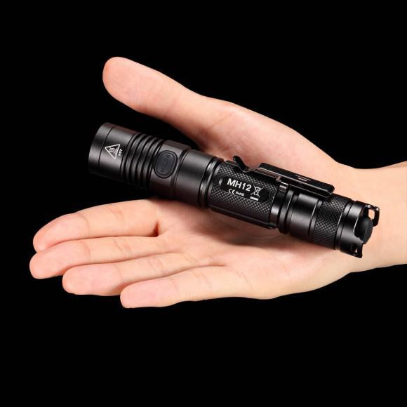 Карманный фонарь Nitecore MH12, 1000 люмен (6-1156w), теплый  