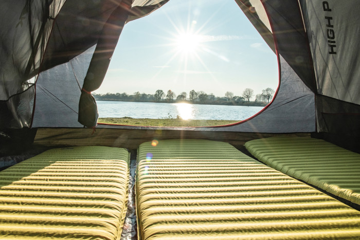 Коврик самонадувающийся High Peak Oregon XL 5 см Citronelle (41126)  