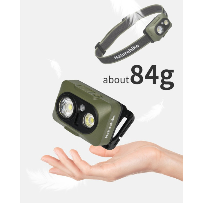 Фонарь налобный Naturehike CNK2450ZM010, коричневый  