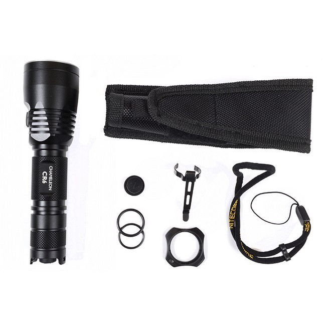 Тактический фонарь Nitecore CR6 (белый + красный + RGB), 440 люмен  