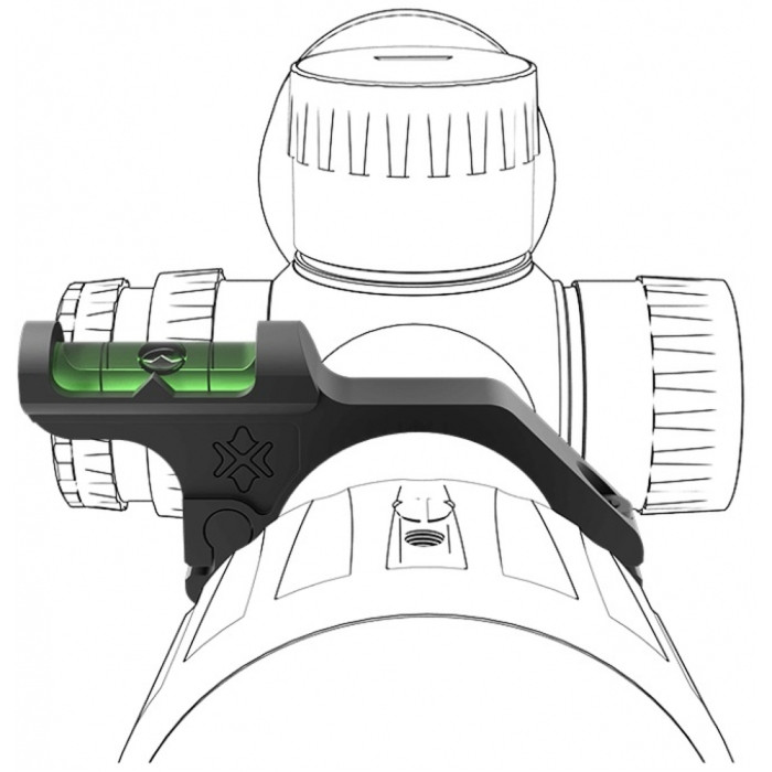 Кольцо Vector Optics 34 мм с пузырьковым уровнем Gen II  