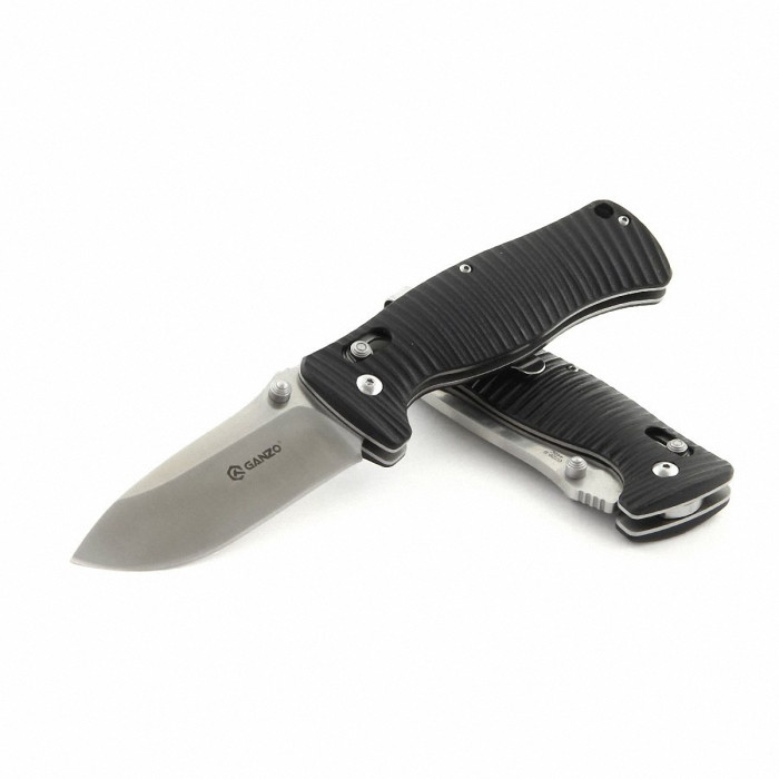 Нож складной Ganzo G720-B черный  