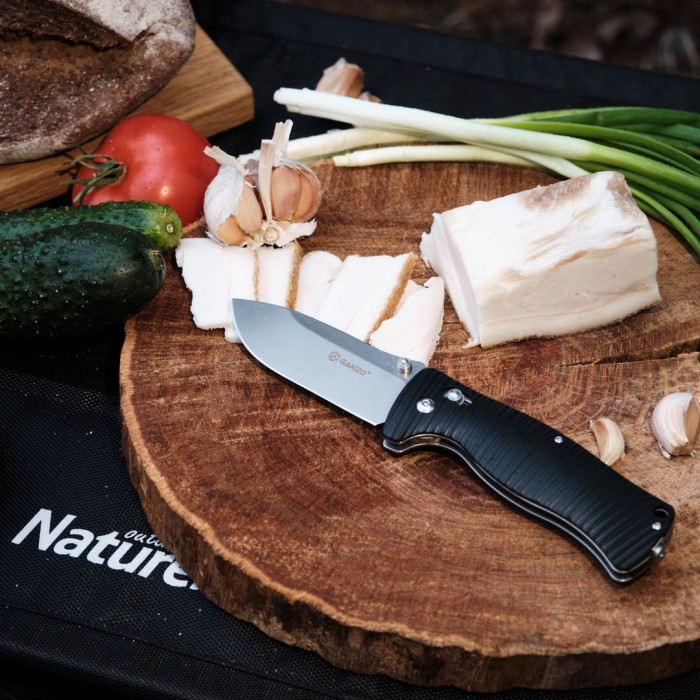 Нож складной Ganzo G720-B черный  