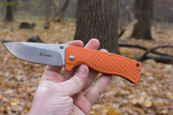 Нож складной Ganzo G722-OR оранжевый  