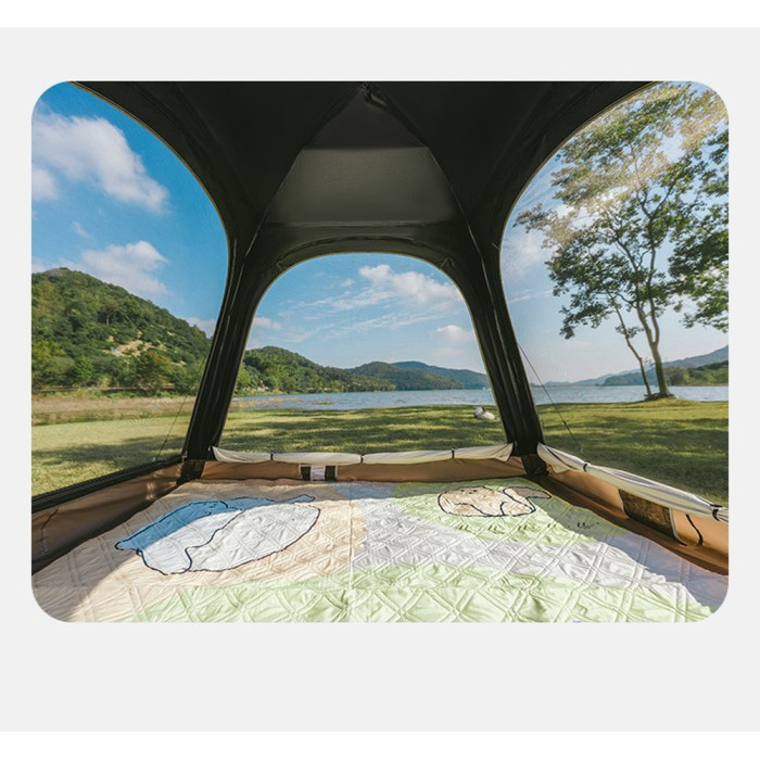 Палатка трехместная автоматическая Naturehike Ango CNK2550WS010, L, серая  