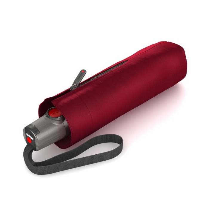 Зонт Knirps T.100 Dark Red UV Protection Авто/Складной/8спиц /D97x23см  