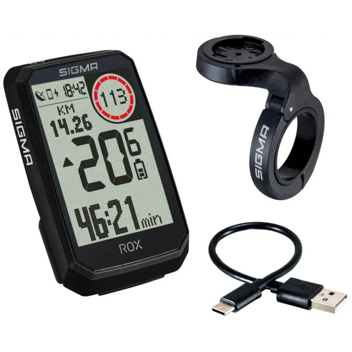Велокомпьютер Sigma Sport ROX 4.0 Endurance Black  