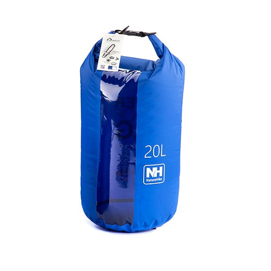 Гермомешок с прозрачной вставкой Naturehike 20 л blue NH15S005-D  