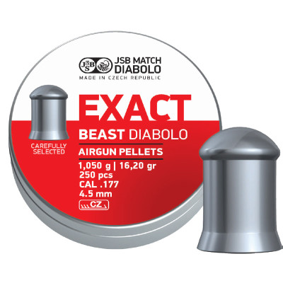 Пули пневматические JSB Beast 4,52 мм 1,05 г 250 шт/уп (546367-250)