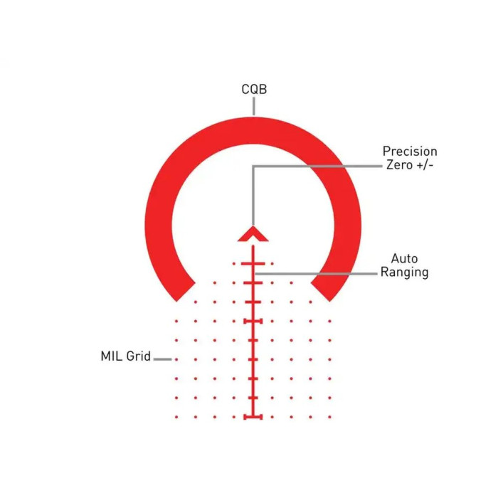 Прицел Primary Arms SLx 1-8×24, F1, ACSS Griffin X Mil, 1/4 MOA, (Illuminated) black  