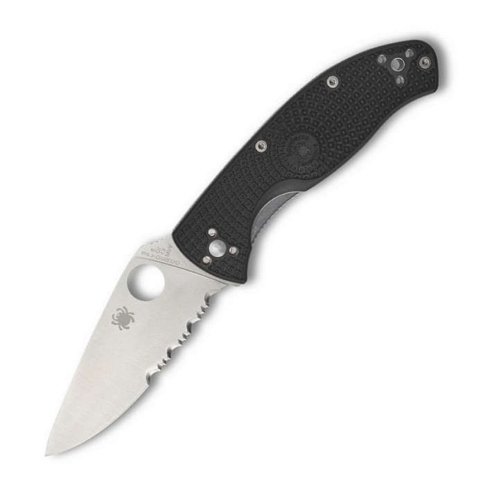 Нож Spyderco Tenacious FRN полусеррейтор (C122PSBK) 
