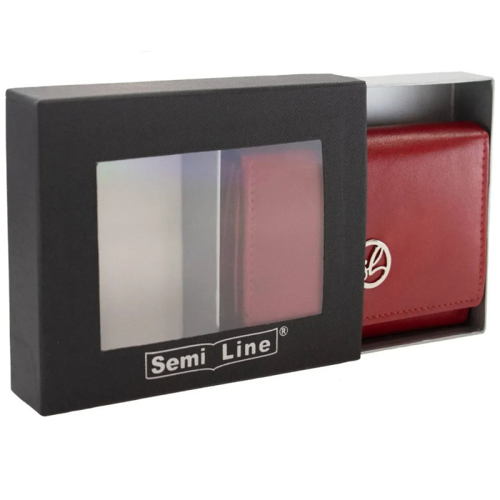 Кошелек женский кожаный Semi Line RFID Red (P8272-2)  
