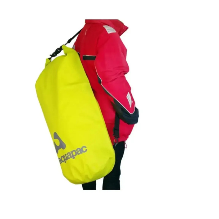 Гермомешок AQUAPAC с ремнем через плечо Trailproof Drybag - 70L (acid green) w/strap зеленый  