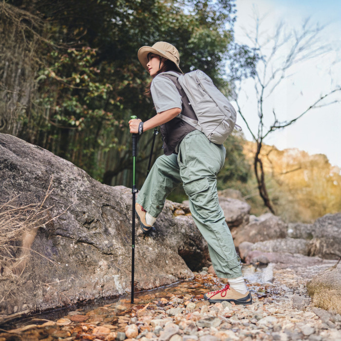 Трекинговая телескопическая палка Naturehike CNK2550DS010 Sunlit Terk Base, 60-135 см, черная  