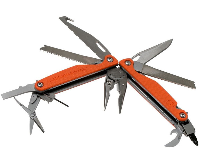 Мультиинструмент  Leatherman CHARGE PLUS ORANGE  