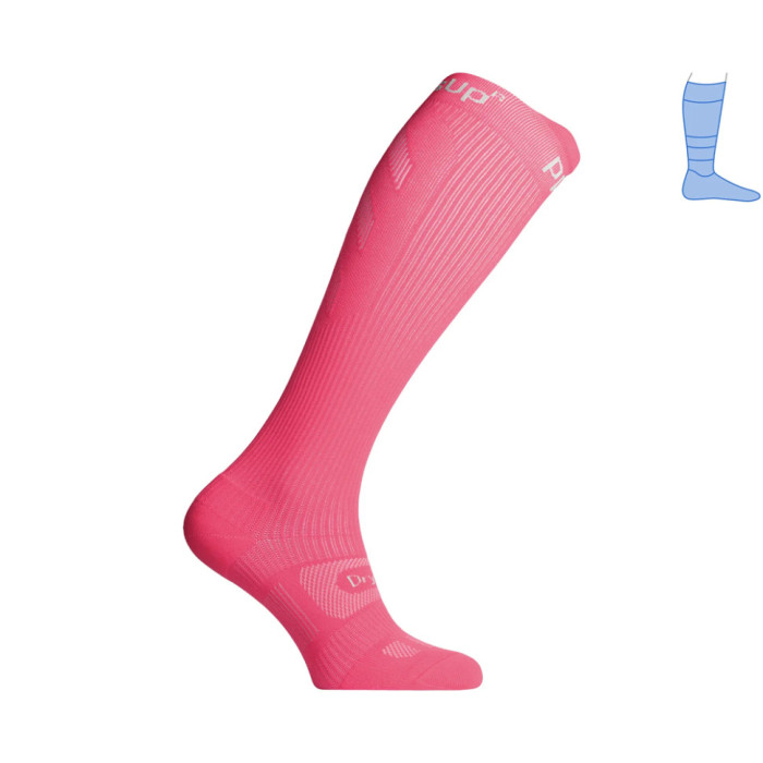 Компрессионные гольфы защитные летние Protector LongDry+ PRO розовые M 40-43  