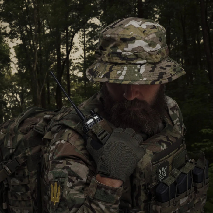 Подсумок Ukrarmor для рации. Крепеж Molle. Cordura 500D Мультикам  