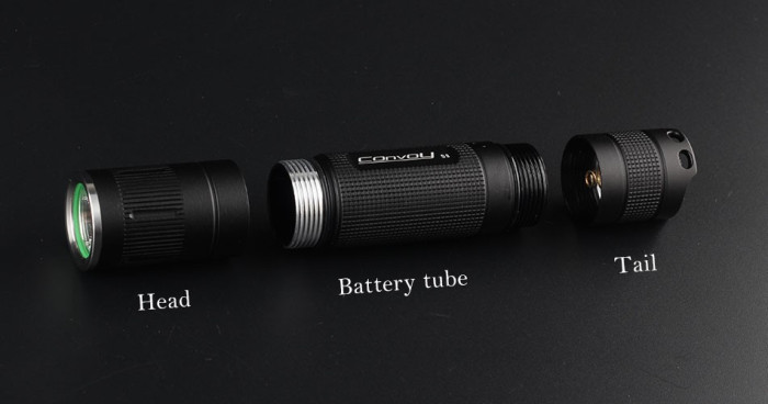 Карманный фонарь Convoy S3 U6-3A*8,1000 лм  
