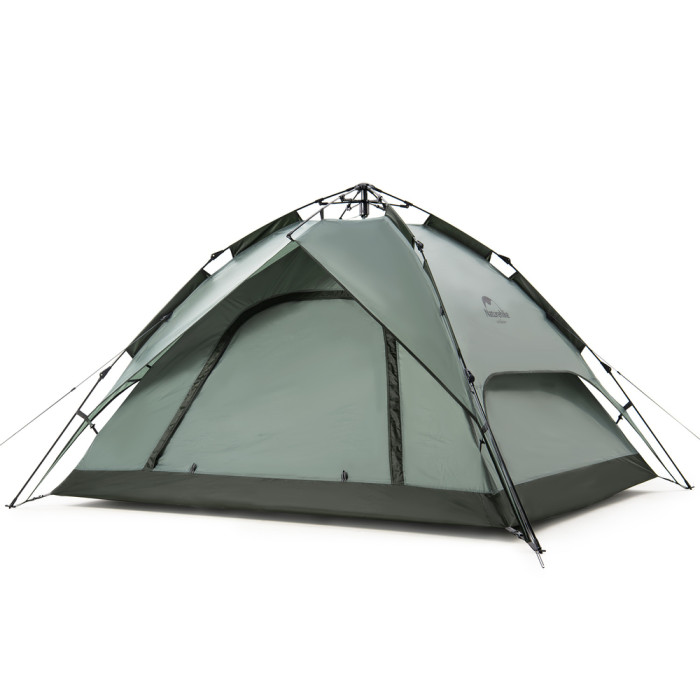 Палатка трехместная автоматическая Naturehike NH21ZP008, оливково-зеленая  