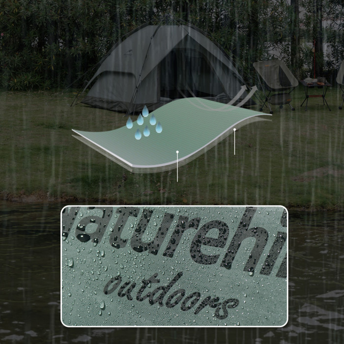 Палатка трехместная автоматическая Naturehike NH21ZP008, оливково-зеленая  